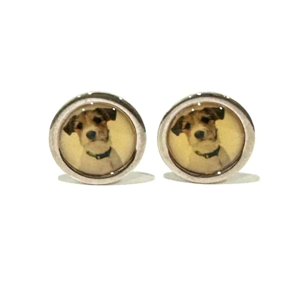 Jack Russell Terrier Portrait Cufflinks